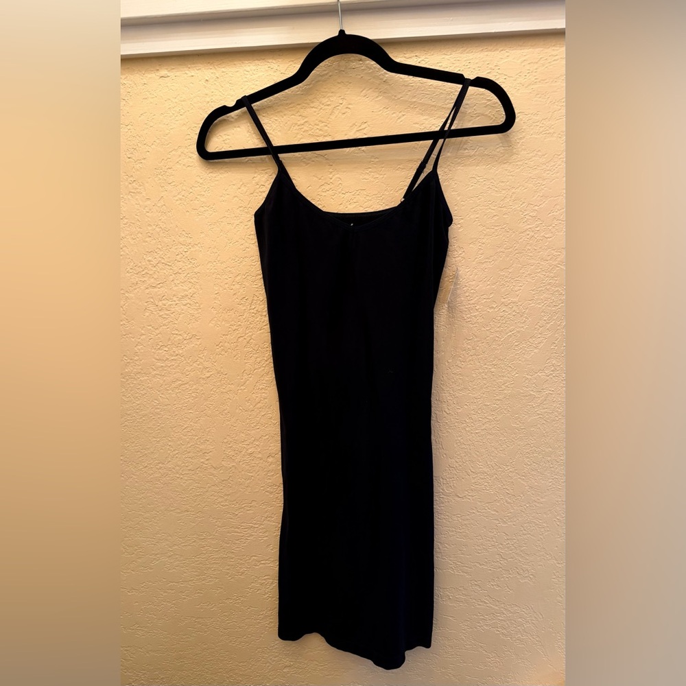 NWT  Intimately Free People NAVY Mini Length Seamless Slip Dress , Size M/L